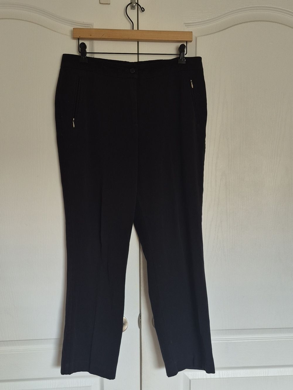 Allison Daley Black Straight-Leg Dress Pants